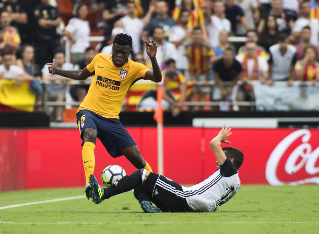 Thomas Partey voted Man of the Match in Atletico Madrid game with Valencia