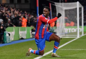 Ghana midfielder Jeffrey Schlupp nets consolation goal for Crystal Palace in defeat to Arsenal