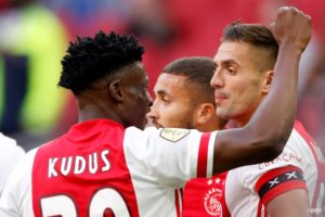 Ghana star Mohammed Kudus nets winning goal for Ajax in narrow victory against NEC