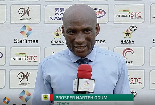 Ghana Premier League: We’re not happy with the points we’ve accumulated - Prosper Ogum