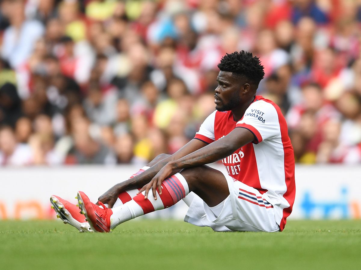 Thomas Partey to miss Arsenal's clash against Man City due to injury
