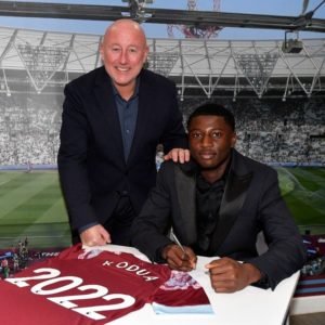 West Ham Interim Academy manager Kenny Brown delighted Gideon Kodua has signed first professional deal