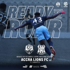 2022/23 Ghana Premier League matchday 9: Accra Lions v Samartex FC preview