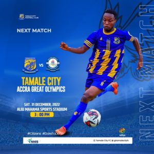 2022/23 Ghana Premier League: Week 10 Match Preview - Tamale City v Great Olympics
