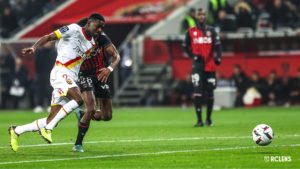 Ghana midfielder Abdul Samed Salis features as RC Lens draw against Nice in Ligue 1