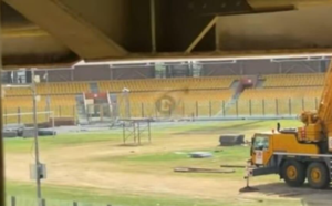 Accra Sports Stadium left in a terrible state after flopped Wizkid musical show