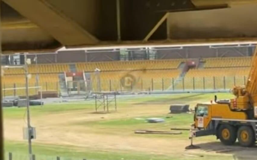 Accra Sports Stadium left in a terrible state after flopped Wizkid musical show