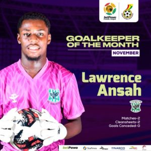 2022/23 GPL: Lord Martey and Lawrence Ansah win Goalkeeper of the Month Awards