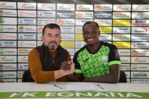 Albanian club KF Egnatia confirm signing of Ghana forward Raphael Dwamena