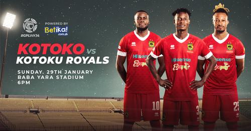 2022/23 Ghana Premier League: Week 14 Match Preview – Asante Kotoko v Kotoku Royals
