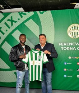 OFFICIAL: Ghana striker Kwabena Owusu signs for Hungarian giants Ferencváros TC