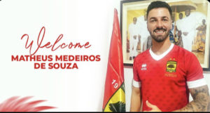 Asante Kotoko returns to Brazil, signs striker Matheus Medieros De Souza