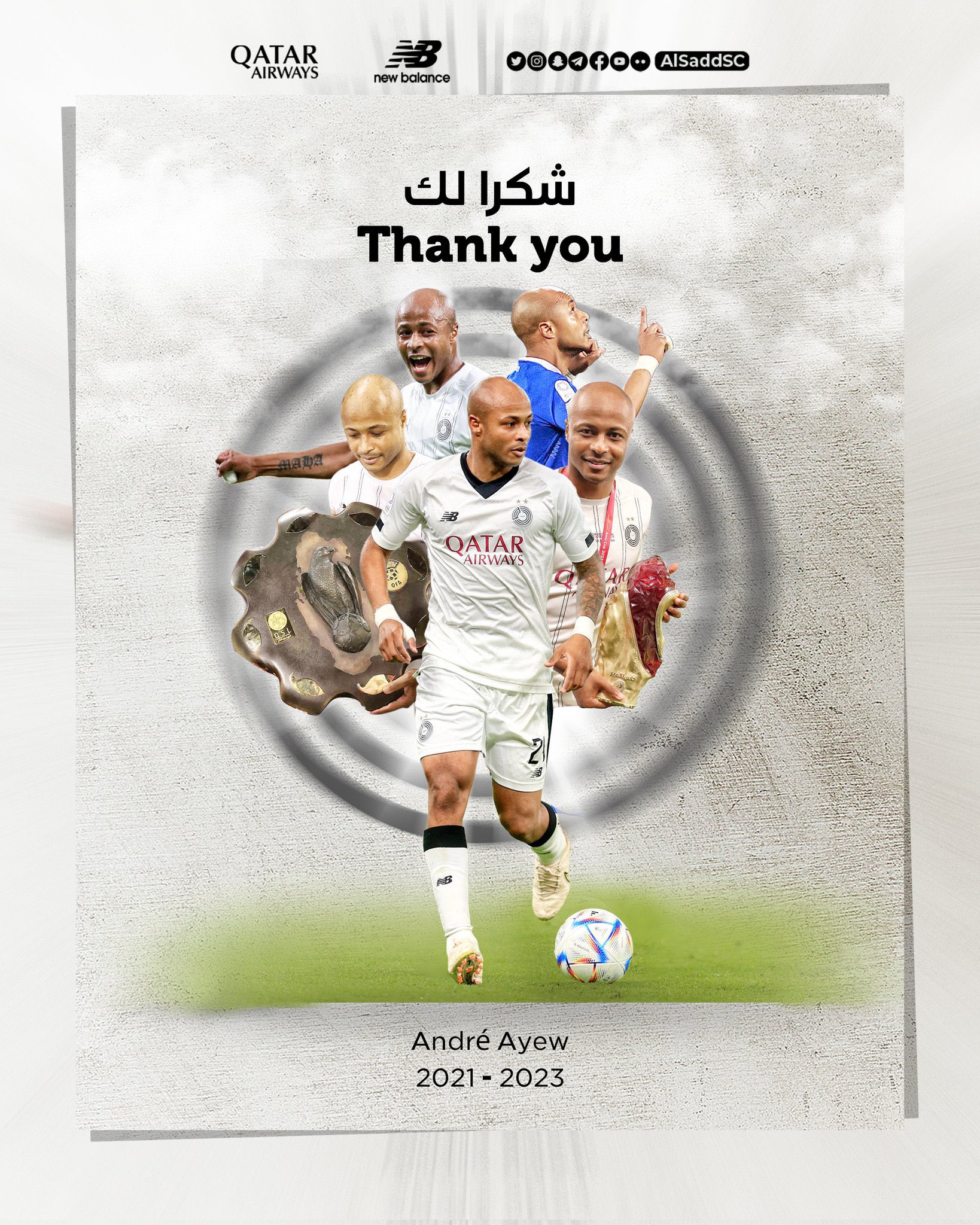 OFFICIAL: Al Sadd terminate Andre Ayew's contract