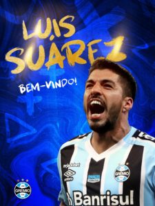 Brazilian side Gremio unveil new signing Luis Suarez