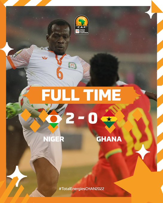 CHAN 2022: Social media reactions after result of Niger v Ghana game