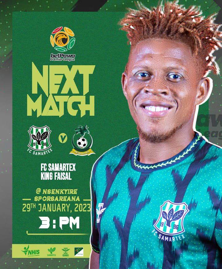 2022/23 Ghana Premier League: Week 14 Match Preview – Samartex v King Faisal