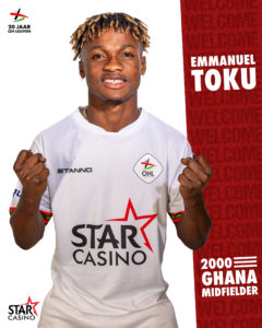 Belgian outfit OH Leuven complete the signing of Ghanaian attacker Emmanuel Toku
