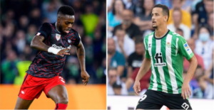 Ghana striker Inaki Williams consoles Real Betis defender after losing father