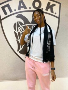 Greek side PAOK Ladies announce the signing of Black Princesses attacker Sharon Sampson