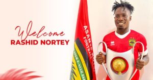 JUST IN: Asante Kotoko sign former Medeama SC midfielder Rashid Nortey