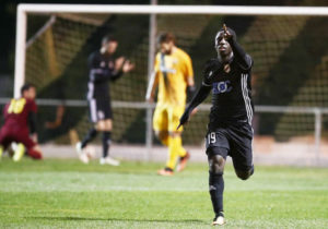 Ghana winger Samuel Owusu on target for Cukaricki in friendly match against Legia