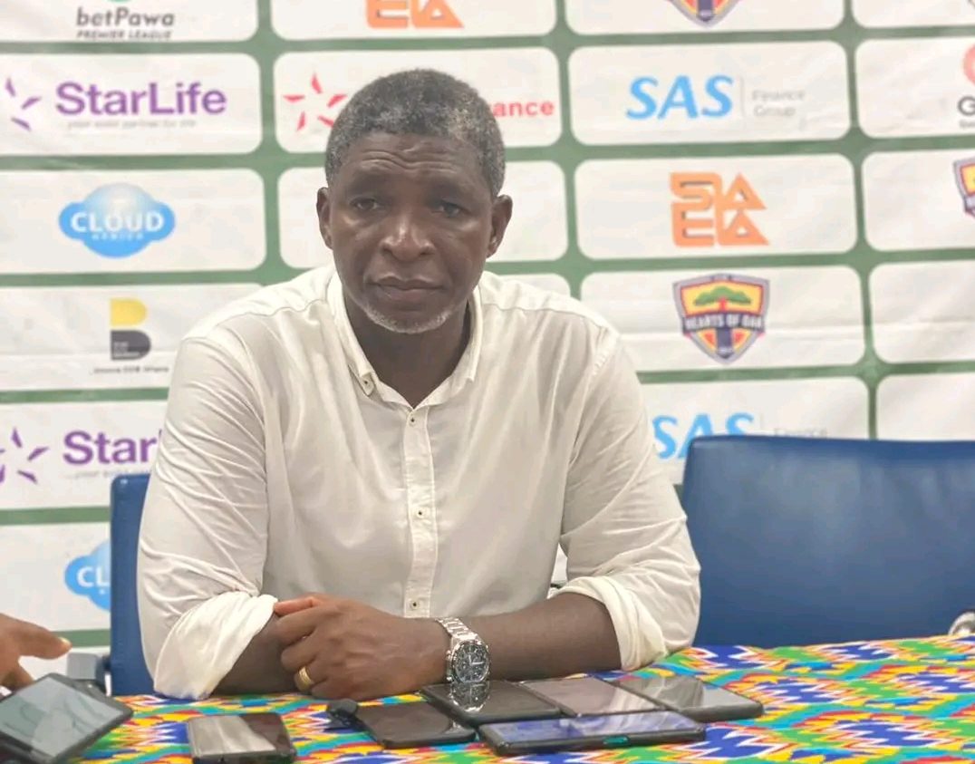 The red card made the game against Hearts of Oak a difficult one - Nsoatreman coach Maxwell Konadu
