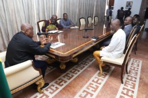 Mohammed Polo presents biography, five-year youth football development plan to President Akufo-Addo