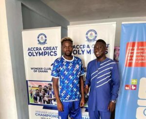 Accra Great Olympics sign young striker Robert Saba