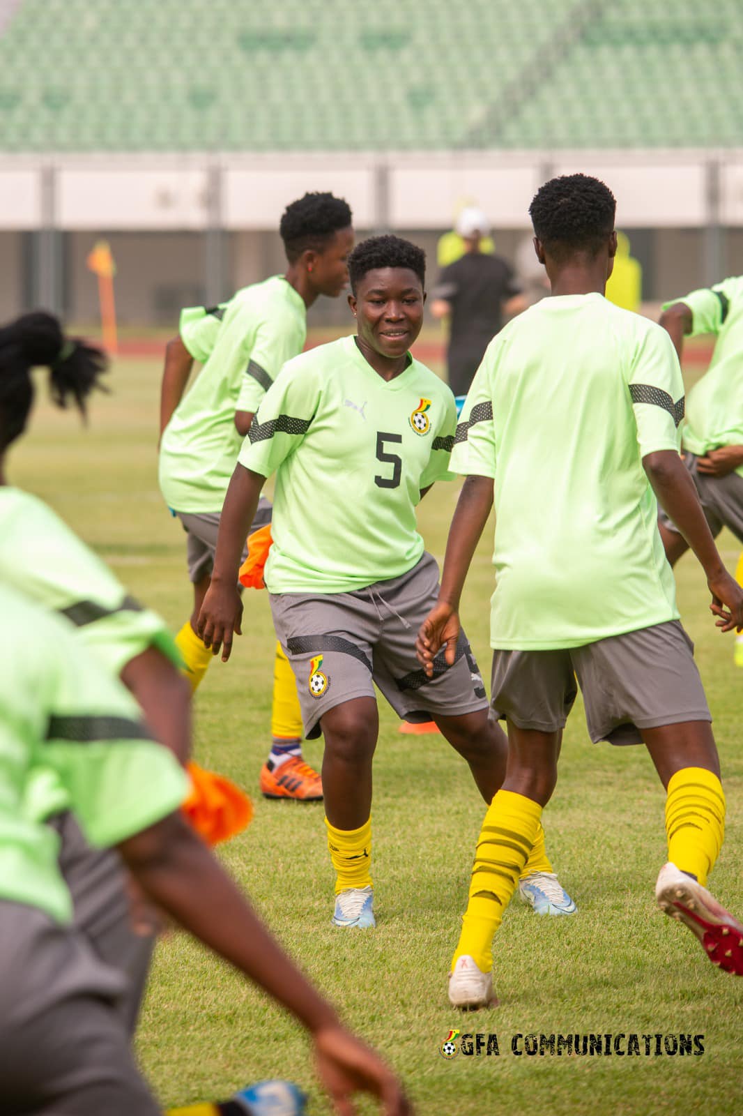 Pictures: Black Queens train in Cotonou ahead of Sunday's friendly against Benin