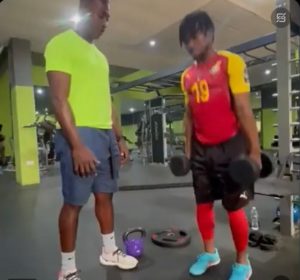 Hearts of Oak midfielder Abdul Aziz steps up road to full recovery with gym work