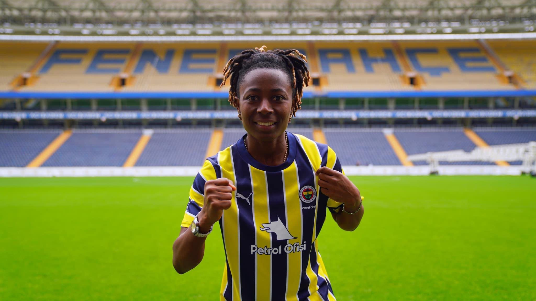 Black Queens midfielder Alice Kusi delighted  to sign for Fenerbahce