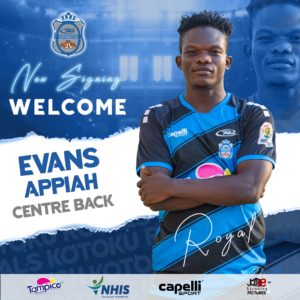 Kotoko Royals sign Evans Appiah from King Faisal to bolster squad