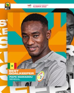 CHAN 2022: Senegal goalie Pape Mamadou Sy named Best Goalkeeper at the end of tourney
