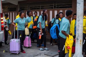 PHOTOS: Black Queens arrive safely in Cotonou ahead of friendly against Benin