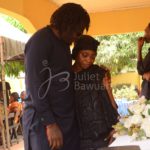 Sulley Muntari consoles Christian Atsu's twin sister during visit to commiserate with the family