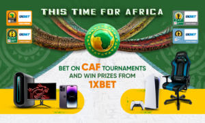 This time for Africa promotion with great prizes is on at 1xBet!