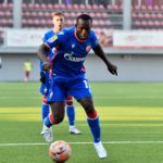 Winger Osman Bukari scores in Red Star Blegrade's thrashing of Vozvodac