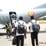 Pictures: Black Stars fly out to Luanda for second leg clash against Angola