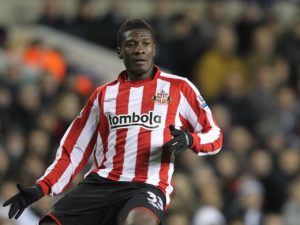 Asamoah Gyan shares memorable moment playing in the English Premier League