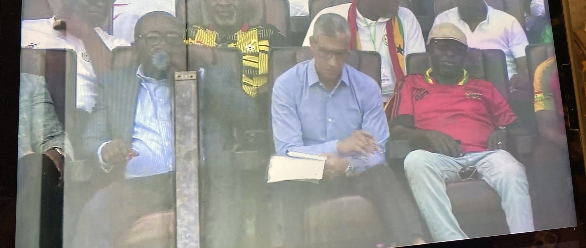 Ghana boss Chris Hughton watches Black Meteors vs Algeria clash at Baba Yara Sports Stadium