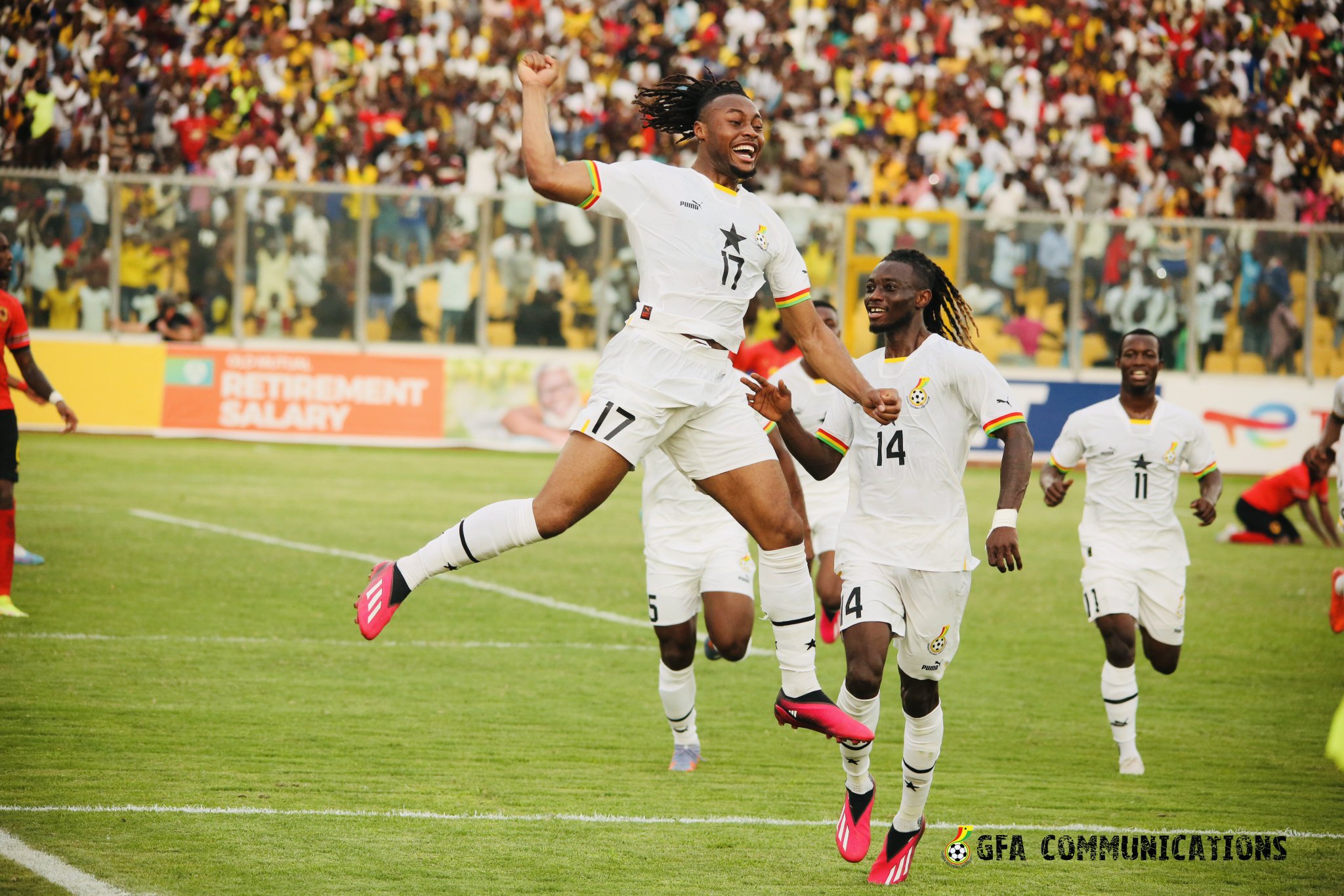 2023 AFCON qualifiers Ghana maintains unbeaten streak against Angola