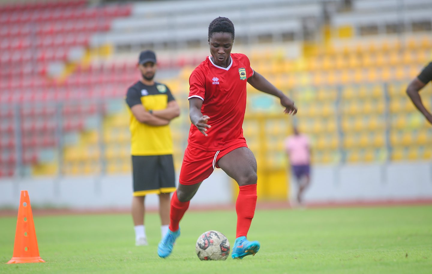 Forward Rocky Dwamena on cloud nine after scoring debut goal for Asante Kotoko