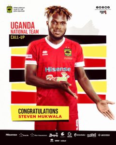 Asante Kotoko congratulates striker Steven Mukwala on his Uganda call-up