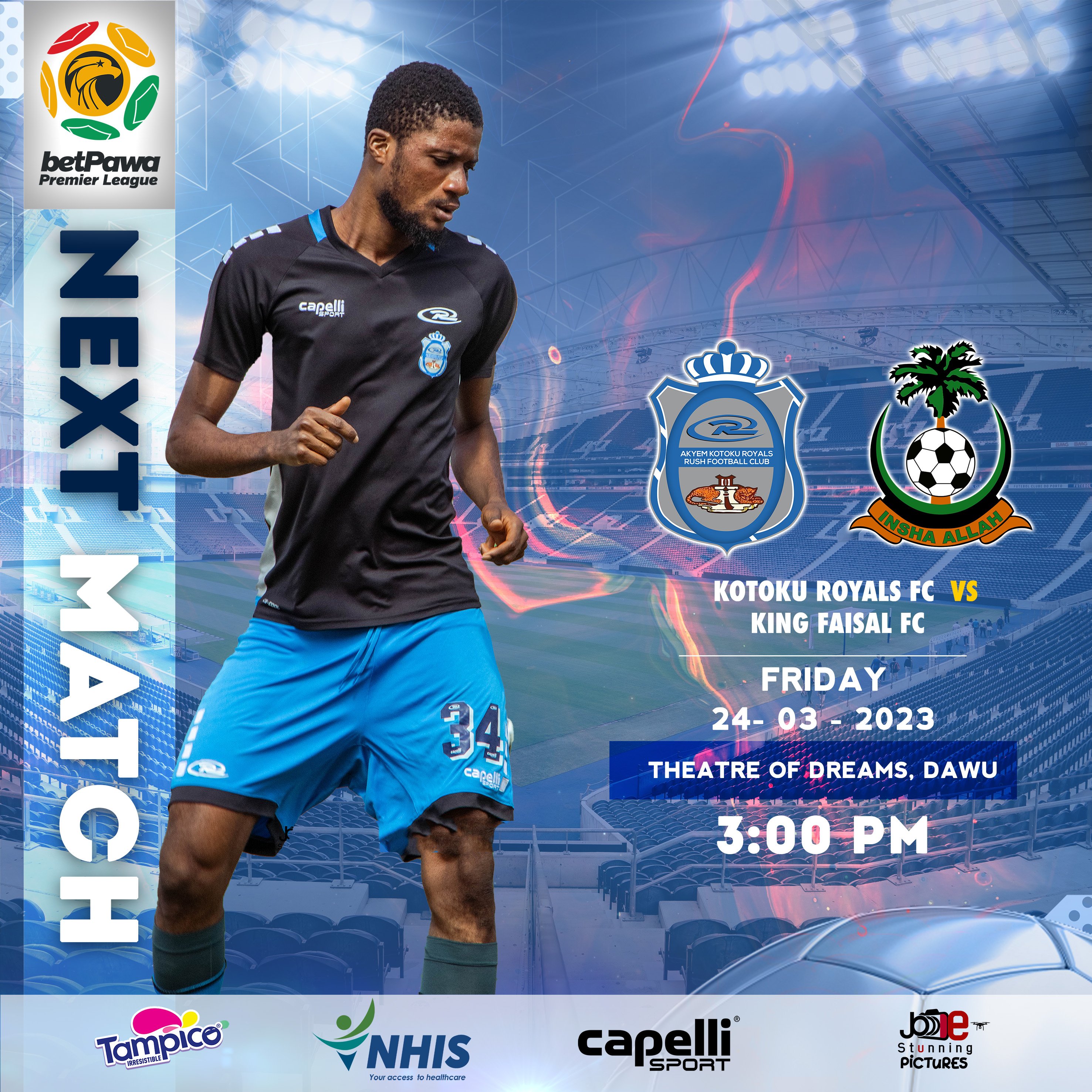 2022/23 Ghana Premier League Week 23: Kotoku Royals v King Faisal preview