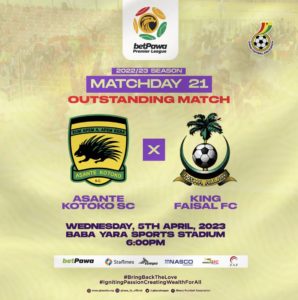 New date announced for Asante Kotoko’s outstanding match against King Faisal