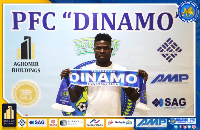 Former Ghana youth star Francis Narh joins FC Dinamo Samarqand in Uzbekistan