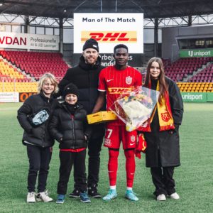 Ghanaian youngster Ernest Nuamah named MoTM after hitting brace to lead FC Nordsjaelland to victory