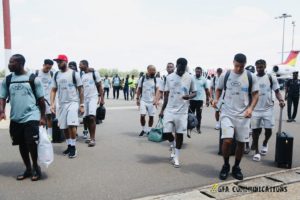 PICTURES: Black Stars touch down in Kumasi to step up training for Angola showdown