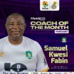 Aduana head coach Paa Kwesi Fabin wins NASCO Coach of the Month for February