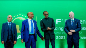 President Motsepe confers historic CAF President’s Outstanding Achievement Award 2022 to President Kagame and King Mohammed VI